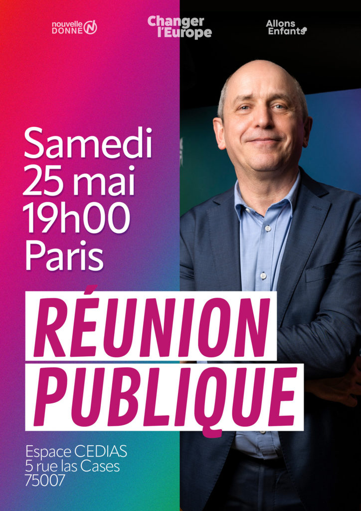 Réunion publique avec Pierre Larrouturou à Paris
